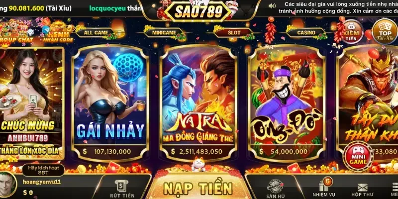 Siêu phẩm nổ hũ hấp dẫn, chất lượng