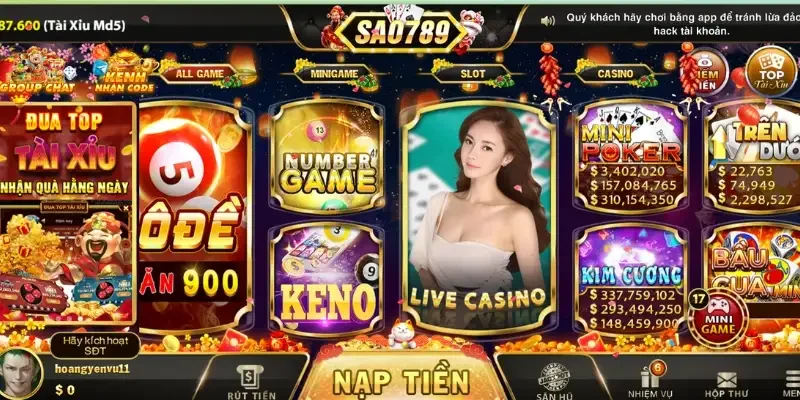 Ưu điểm tạo nên thương hiệu Sao789