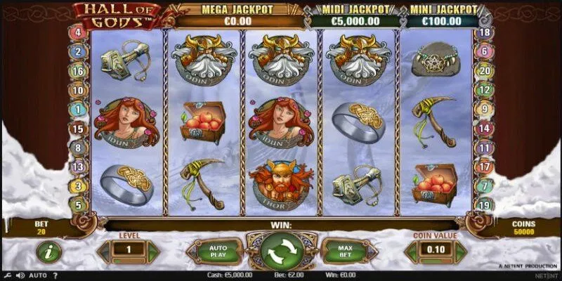 Vài nét cơ bản về game nổ hũ Hall of Gods